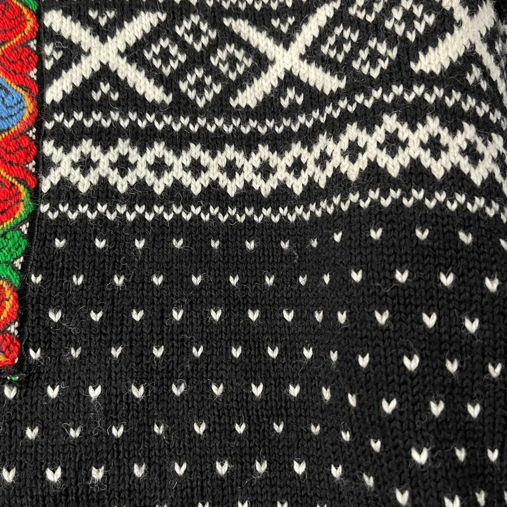 Nordstrikk Norway 100% Virgin Wool Nordic Sweater Men’s M Setesdal Pewter Clasps - Picture 5 of 7